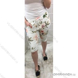 Shorts Sommer Frauen Blumen (uni s / m) ITALIENISCHER MODUS IM519123
