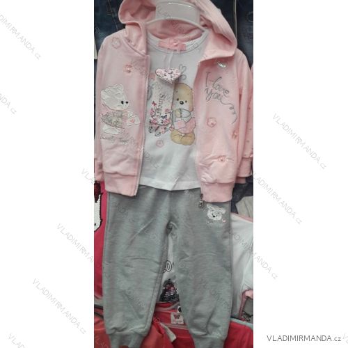 Trainingsanzug-Set + T-Shirt Baby Girl (12-36 Monate) SINCERE TM219CJ-1822
