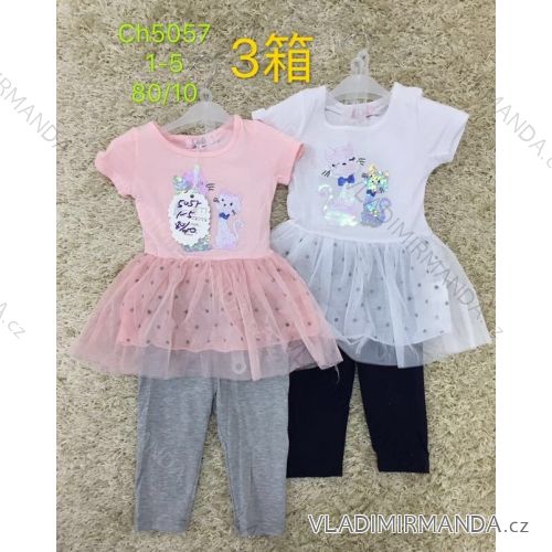 Sommerkleid-Set und 3/4 Leggings für Mädchen (1-5 Jahre) SAD SAD19CH5057
