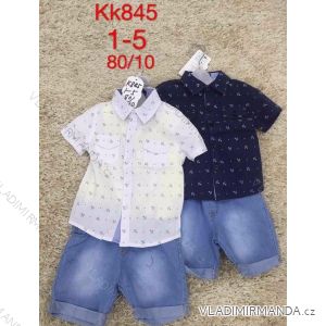 Sommerhemd und Jeansshorts für Kinder (1-5 Jahre) SAD SAD19KK845
