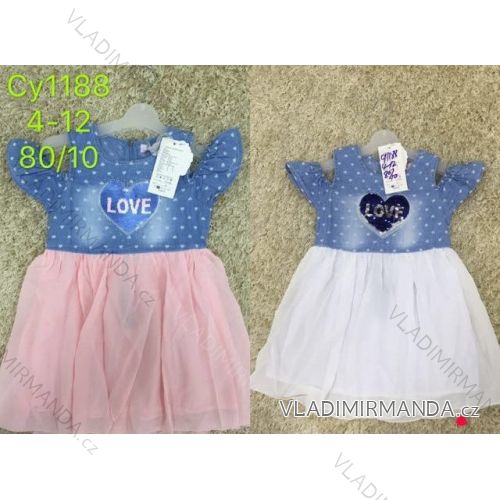 Sommerkleid mit nackten Schultern für Kinder (4-12 Jahre) SAD SAD19CY1188
