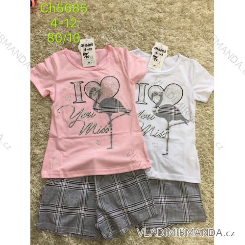 Set Sommer T-Shirt Kurzarm und Shorts Jugend Jugendlicher (4-12 Jahre) SAD SAD19CH5685
