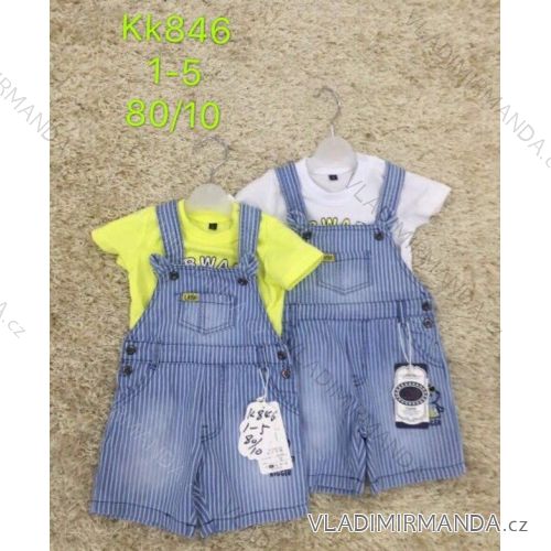 Set Sommer T-Shirt Kurzarm und Jeansshorts mit Jungen (1-5 Jahre) SAD SAD19KK846
