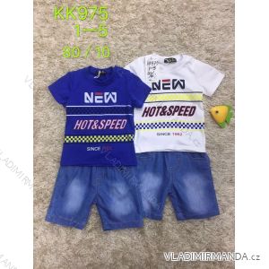 Sommer T-Shirt Kurzarm und Jeansshorts Kinder Jungen (1-5 Jahre) SAD SAD19KK975
