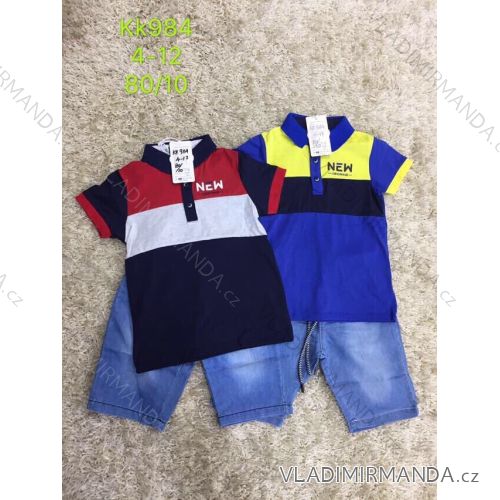 Set Sommer T-Shirt Kurzarm und Jeansshorts Jugendjunge (4-12 Jahre) SAD SAD19KK984
