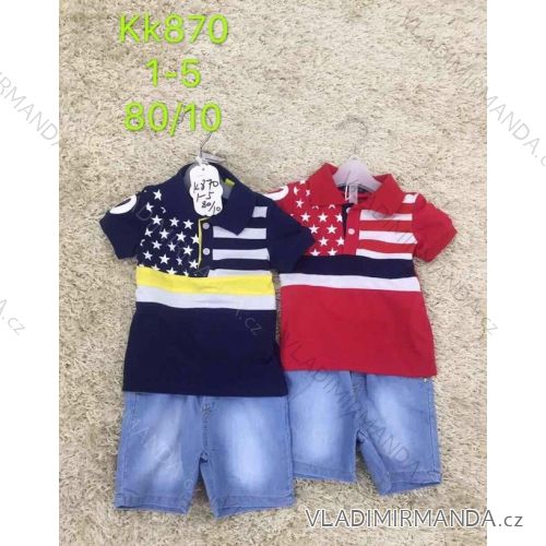 Sommer T-Shirt Kurzarm und Jeans Shorts für Jungen (1-5 Jahre) SAD SAD19KK870
