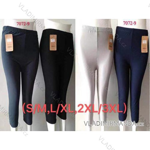 Leggings 3/4 kurze Damen Übergröße (S / M, L / XL, 2xL / 3xL) ELEVEK 7072-9
