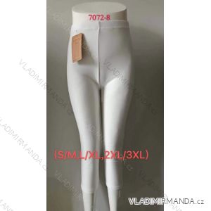 Leggings 3/4 kurze Damen Übergröße (s / m, l / xl, 2xl / 3xl) ELEVEK 7072-8
