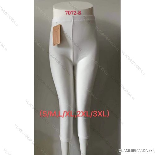 Leggings 3/4 kurze Damen Übergröße (s / m, l / xl, 2xl / 3xl) ELEVEK 7072-8
