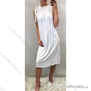 Sommerkleid Kurzarm Damen (uni sl) ITALIENISCHE Mode IM818063