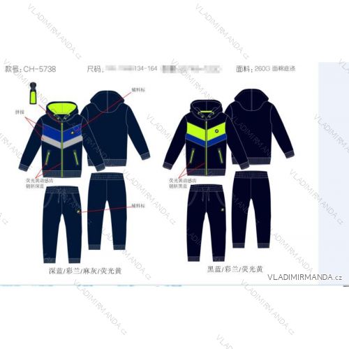 Jungen Sweatshirt & Trainingsanzug Set (134-164) SAD SAD19CH-5738
