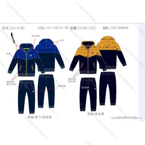 Jungen Sweatshirt & Trainingsanzug Set (134-164) SAD SAD19CH-5740
