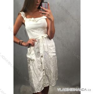 Sommerkleid mit nackten Schultern kurze Frauen (uni s / m) ITALIENISCHE MODA IM919488