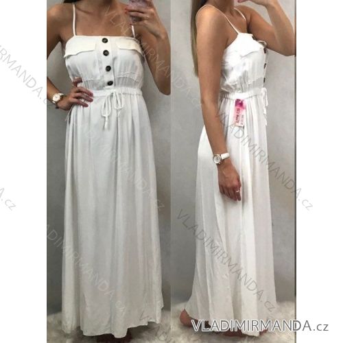 Sommerkleid mit nackten Schultern Kurzarm Spitze Frauen (uni m / l) ITALIENISCHER MODUS IM119205