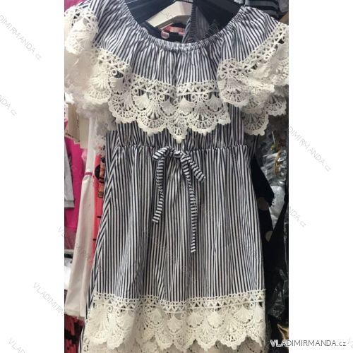 Sommerkleid mit nackten Schultern Kind Mädchen (4-14 Jahre) ITALIENISCHE MODE TV519037
