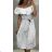 Sommerkleid mit nackten Schultern kurze Frauen mit Lanyard (uni s / m) ITALIENISCHER MODUS IM919652
