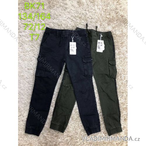 Hosen Canvas für Jungen mit Taschen Jugend (134-164) SAD SAD19BK71
