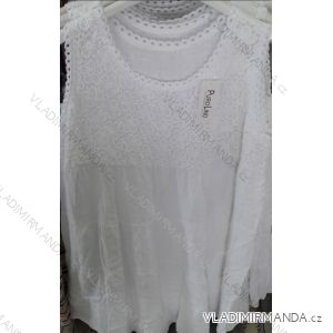 Sommerkleider an den Schultergurten der Frauen in Übergröße (uni xl / 3xl) ITALIAN FASHION IM719295
