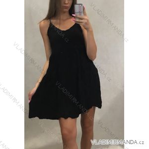 Kleider kurze Sommerfrauen (uni s / m) ITALIENISCHE MODE IM919454
