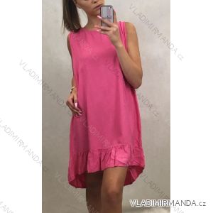 Breites Schulterkleid kurze Sommerfrauen (uni ml) ITALIENISCHE ART UND WEISE IM719620
