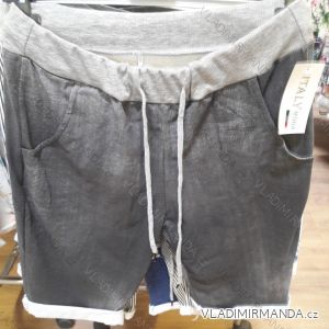 Jogginghose 3/4 kurze Damenjeans in Übergröße (uni xl-xxl) ITALIAN MODE IM1219055