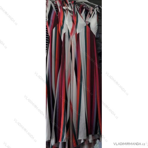 Sommer langes Frauenkleid (uni s / l) ITALIAN FASHION IM919781
