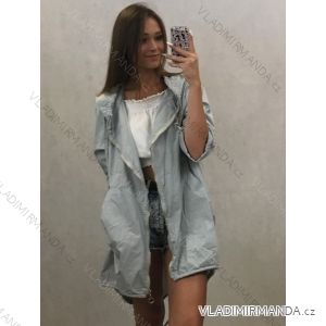 Jacke dünner Reißverschluss Frauen (uni s / m) ITALIENISCHE MODE IM719408