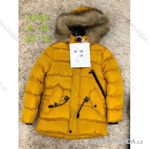 Jacke Winter mit Kapuze und Fell Jugendjunge (8-18 Jahre) SAD SAD19KF128