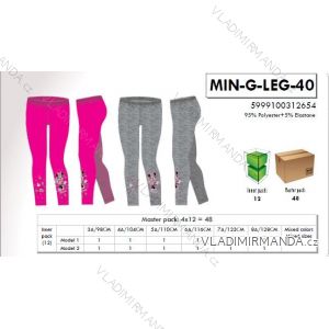 Leggings Long Minne Mouse für Mädchen (98-128) SETINO MIN-G-LEG-40