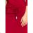 220-3 MAXI sportliches Kleid - Farbe Burgund
