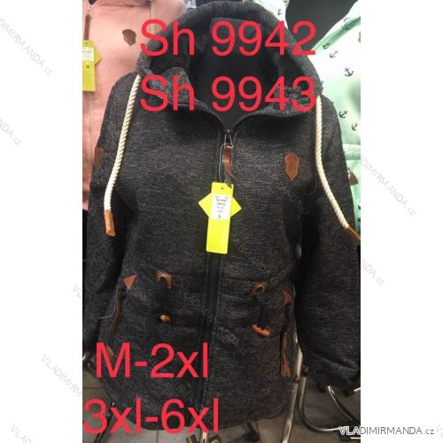 Sweatshirt verlängert warme Frauen (m-2xl) VINTE VIN19SH9942
