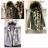 Winterjacke mit Kapuze und Fell (S-M-L) K-ZELL  MODA KZE188176