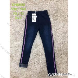 Jeans-Gamaschen-warme Welpen-Mädchen (134-164) TRAURIGES SAD19CH6030
