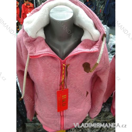 Damen Sweatshirt mit Reißverschluss Fell (M-3XL) HKD HKD19HKD-309
