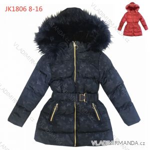 Jacke / Mantel Winter mit Fell Kinder Jugendliche Mädchen (8-16 Jahre) KUGO JK1806