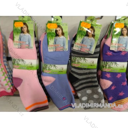 Socken warme Bambusjugendmädchen (31-38) AMZF FCB8104
