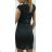 Elegantes warmes Damen-Kurzarmkleid (uni s / m) ITALIAN FASHION IM9198724-1