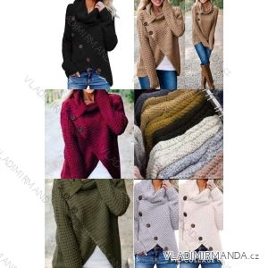 Warmer Damen Rollkragenpullover (uni sl) ITALIAN FASHIONIMC191174