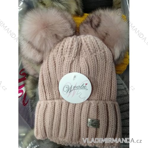 Wintermütze mit zwei Bommeln Frauen (ONE SIZE) WROBI PV719040
