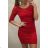 Kleid elegante Damen Ball mit Spitze (uni sl) ITALIENISCHE Mode IM91772692