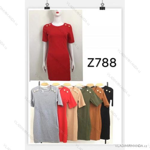 Kurzarm Kleid Frauen (s-xl) M.B.21 MA719Z788
