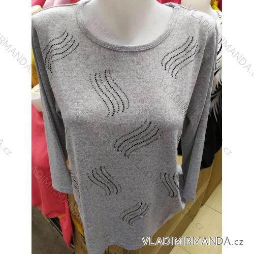 Damen T-Shirt warm Langarm Übergröße (L-3XL) ERBOSSI PM119K9602-2
