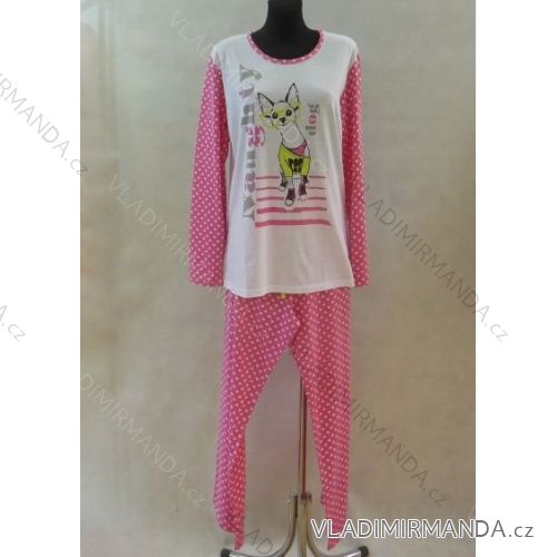 Pyjamas Lange Damen Baumwolle Übergroß (xl-4xl) TOWARDO 49083
