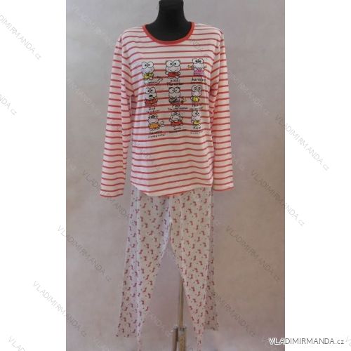 Pyjamas Lange Damen Baumwollübergröße (XL-4xL) TOWARDO 49087
