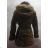 Jacke / Mantel für Frauen Winter übergroß (m-3xl) FOREST 1320
