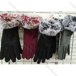 Handschuhe mit Pelz Winter Frauen (eine Größe) ECHT ECH19BD002
