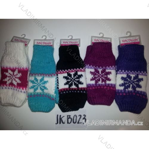 Handschuhe gestrickte Kindermädchen ECHT JKB023
