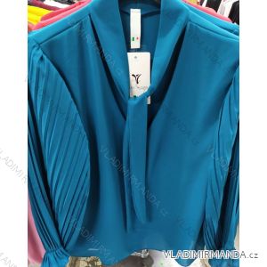 Langarmbluse für Damen (uni s-l) ITALIAN FASHION IM720005