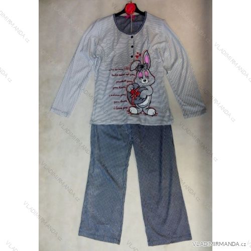 Pyjamas lange Damen Baumwolle (m-xxl) BENTER TF27268
