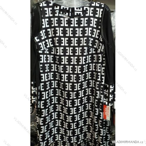 Langarm Tunika Kleid Damen (38-46) POLNISCHE MODE PM520005
